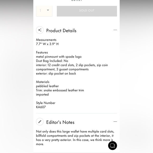 Kate Spade Leila Large Continental Wallet - Picture 4 of 4